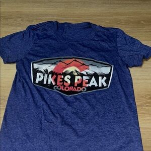 Blue Pikes Peak Colorado T-Shirt